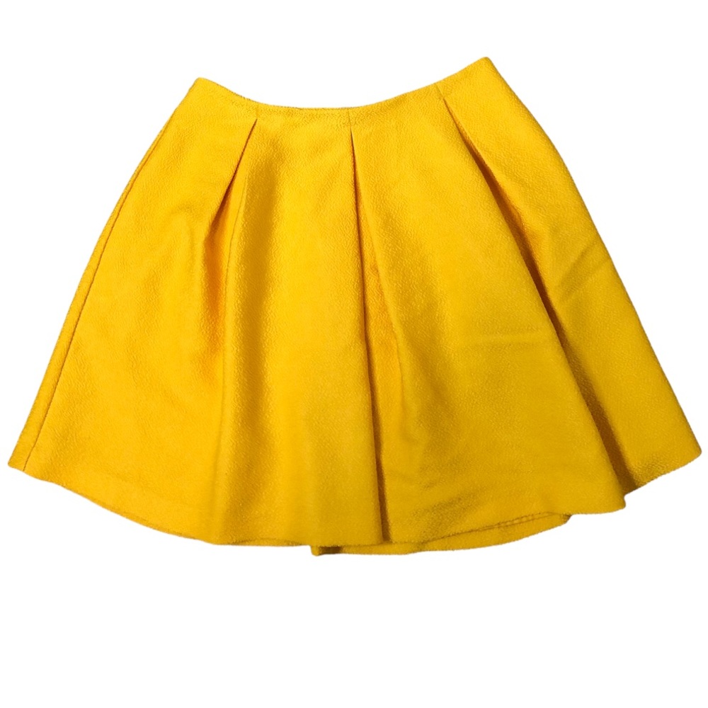 H&M yellow skater skirt Sz 8